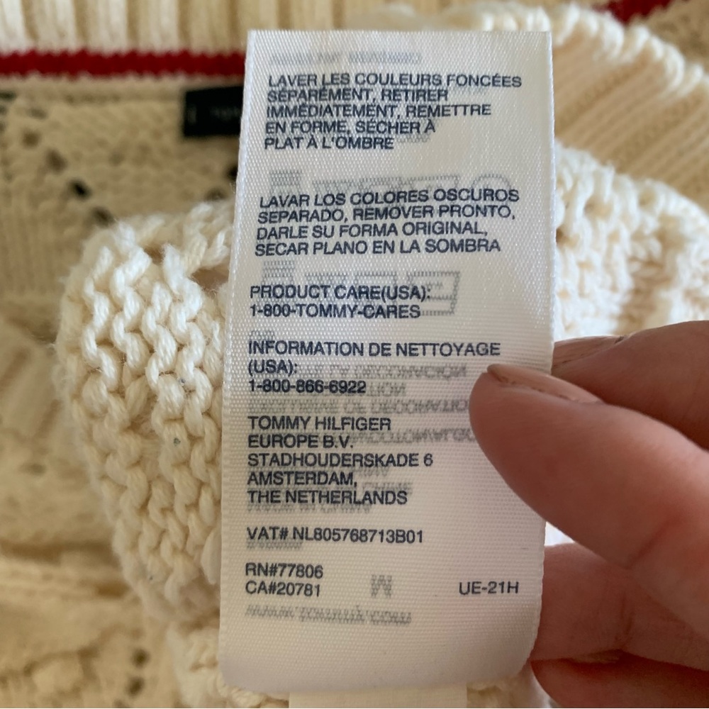 Tommy Hilfiger Cable Knit Sweater cream - Picture 5 of 13